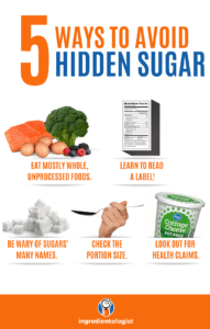 5 Ways to avoid hidden sugar