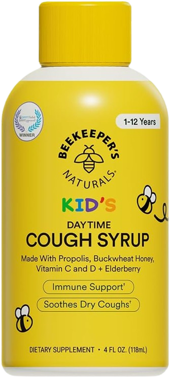 Beekeeper’s Naturals Kids Daytime Propolis Honey Cough Syrup