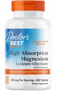 Doctor’s Best High Absorption Magnesium Glycinate Lysinate