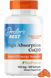 Doctor’s Best High Absorption CoQ10 with BioPerine