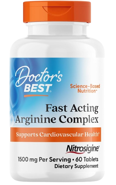 Doctor’s Best Fast Acting Arginine Complex w/Nitrosigine