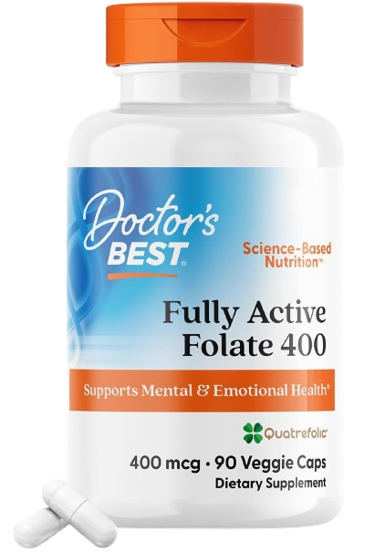 Doctor’s Best Fully Active Folate with Quatrefolic
