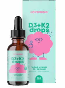 JoySpring D3 + K2 Drops for Kids