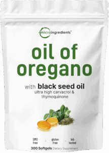 Micro Ingredients Oil of Oregano + Black Seed Oil