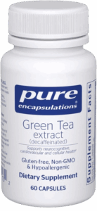 Pure Encapsulations Green Tea Extract (Decaffeinated)