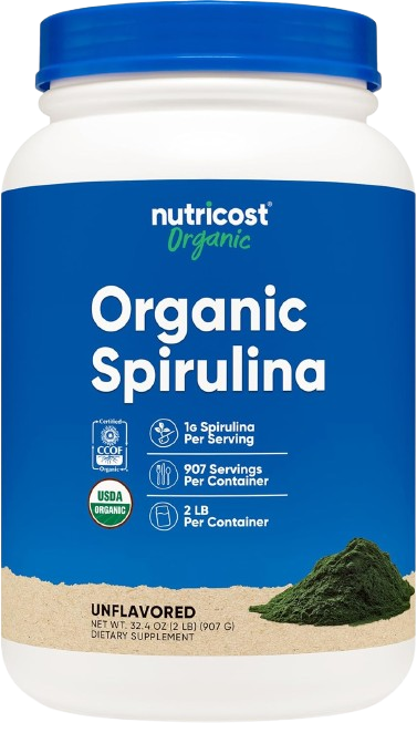 Nutricost Organic Spirulina Powder