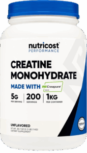 Nutricost Creapure® Creatine Monohydrate Powder