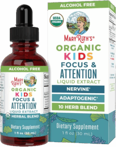 MaryRuth’s Organic Kids Focus & Attention Liquid Extract