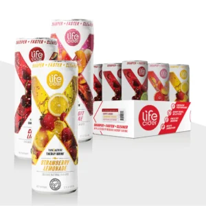 Life Cider X apple cider vinegar energy drink variety pack with tall cans, paraxanthine energy drink flavors.